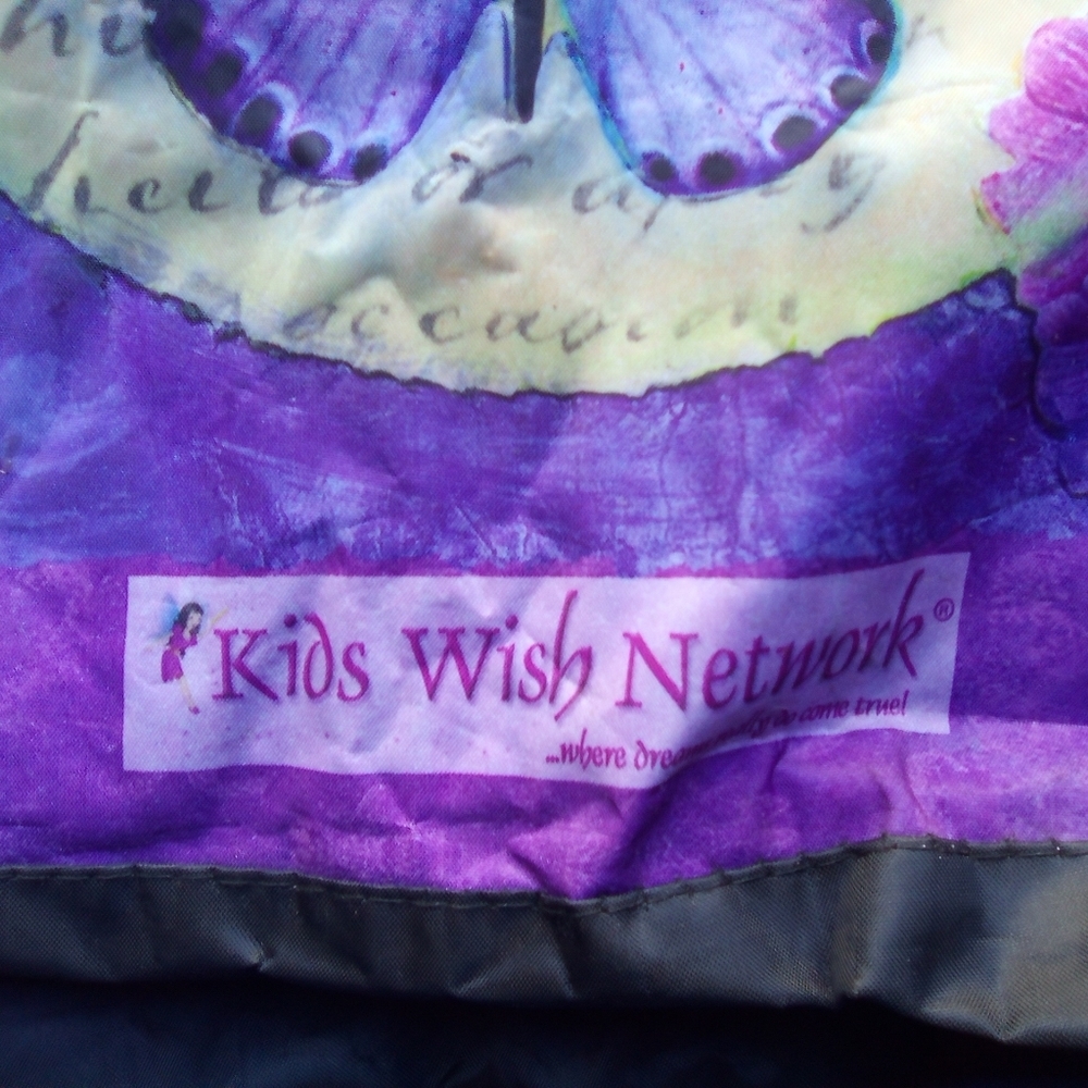 Kids Wish Network Purple Butterfly Tote Bag - Picture 5 of 5